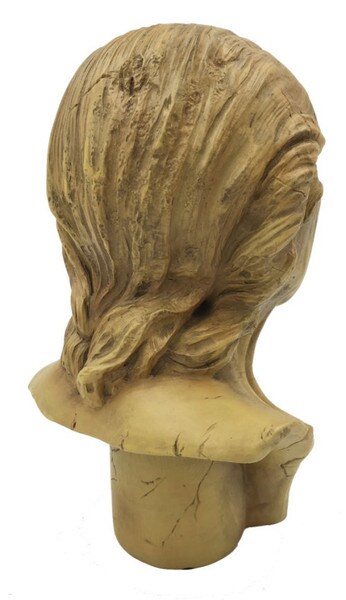 Vexed Man Caricature Study by Messerschmidt Statue Back Head View